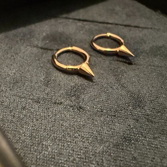 MARIA TASH RG Short Spike Hoop Earring 6.5mm - Picture 4 of 6